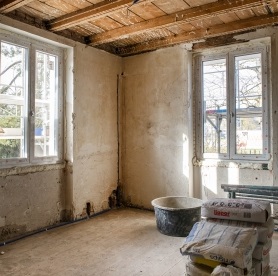 Wohnzimmer Rohbau Bauleitung Loeliger AG